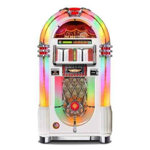 Rock-Ola Bubbler CD Jukebox White